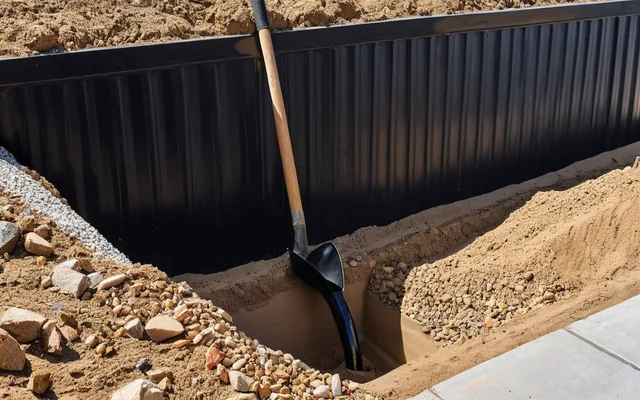 Drainage et reprise de mur